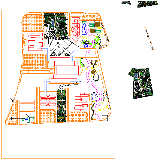Masterplan of club house 