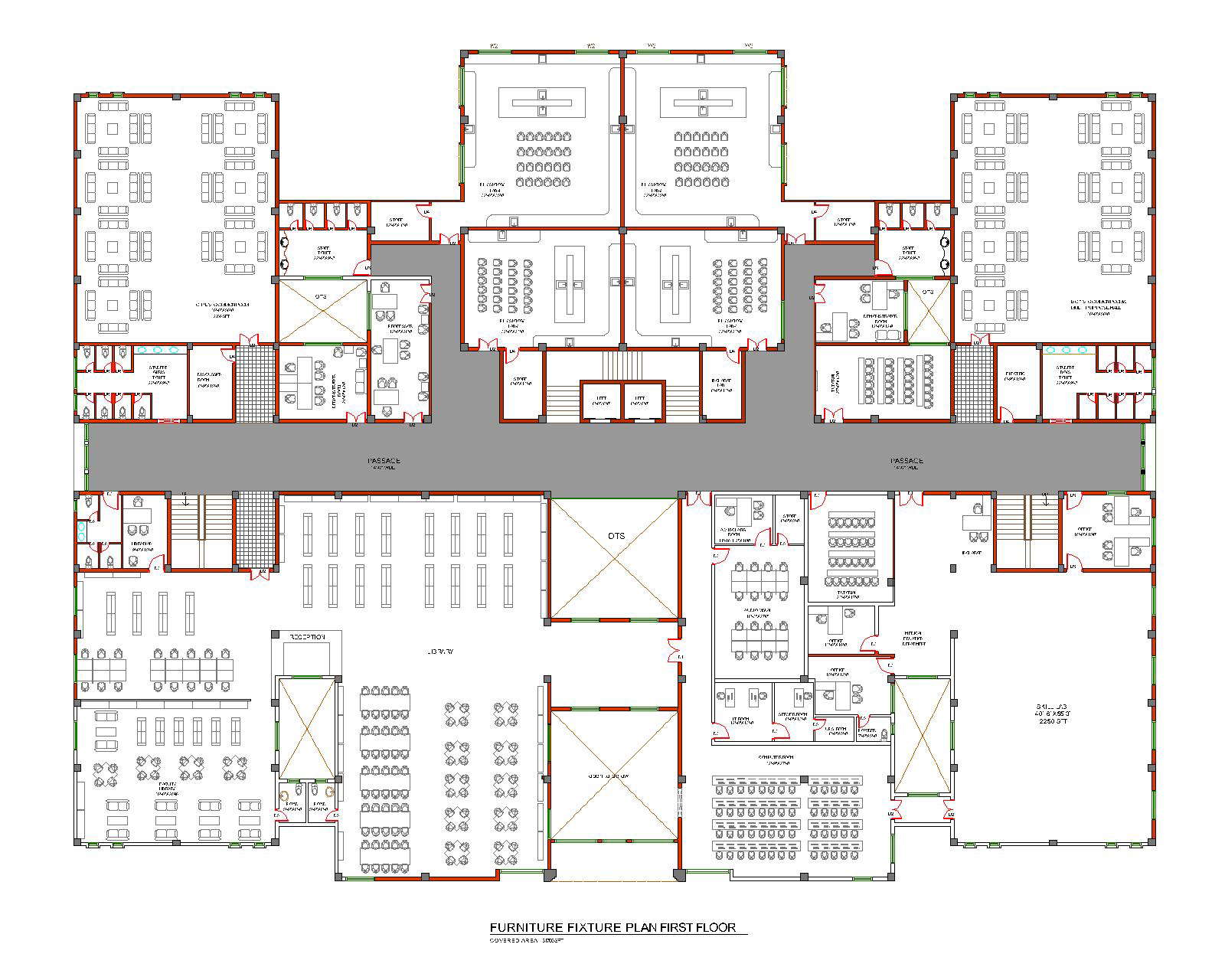 Medical Colleges First Floor plan 