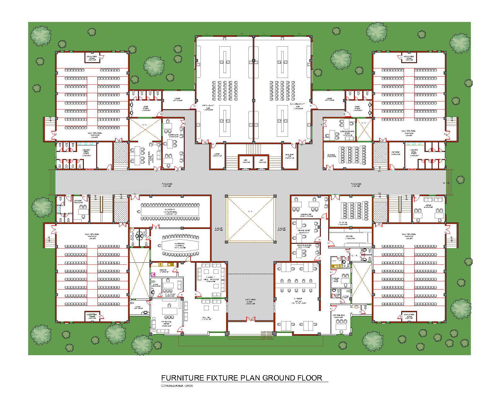 Medical Colleges Ground floor plan 