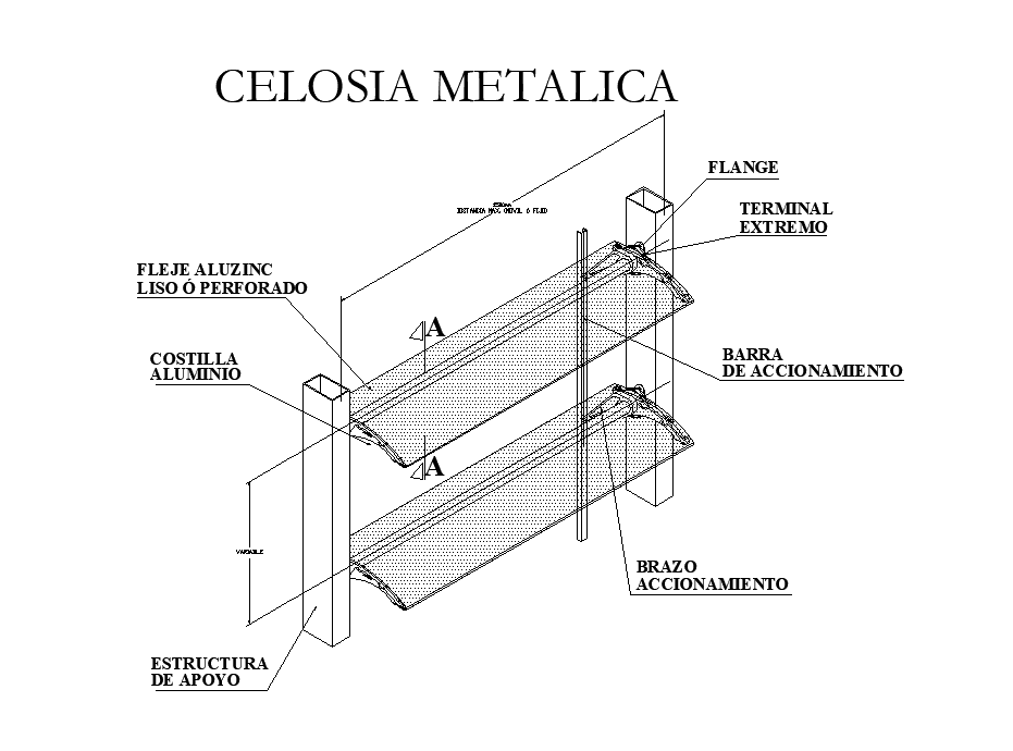 Metal Jealousy Design in 2D AutoCAD Drawing File Model