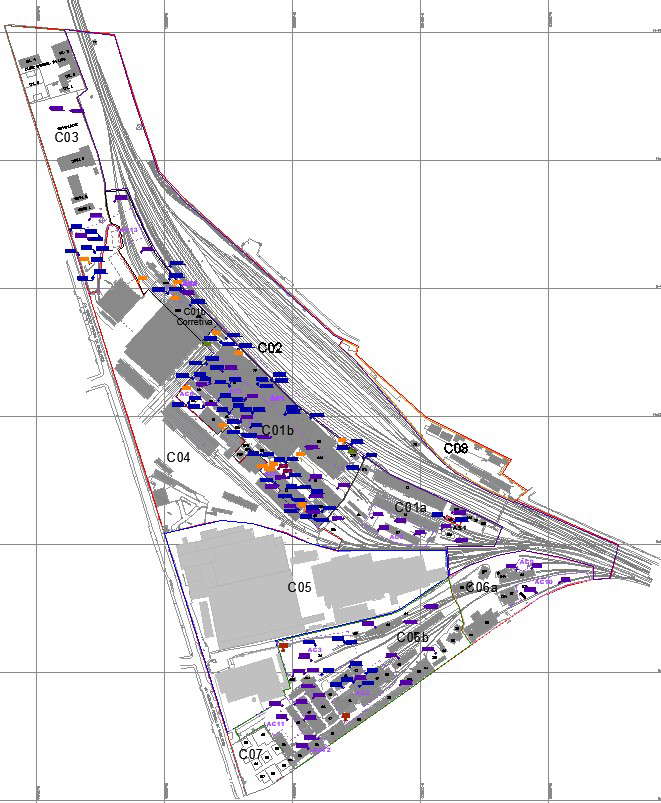 Metropolitan train map AutoCAD file cad drawing 