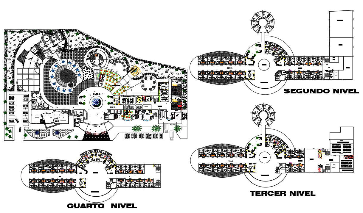 Modern Hotel Lay-out