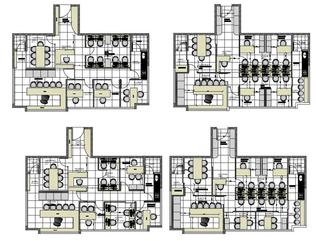 Modern Office Plan Download