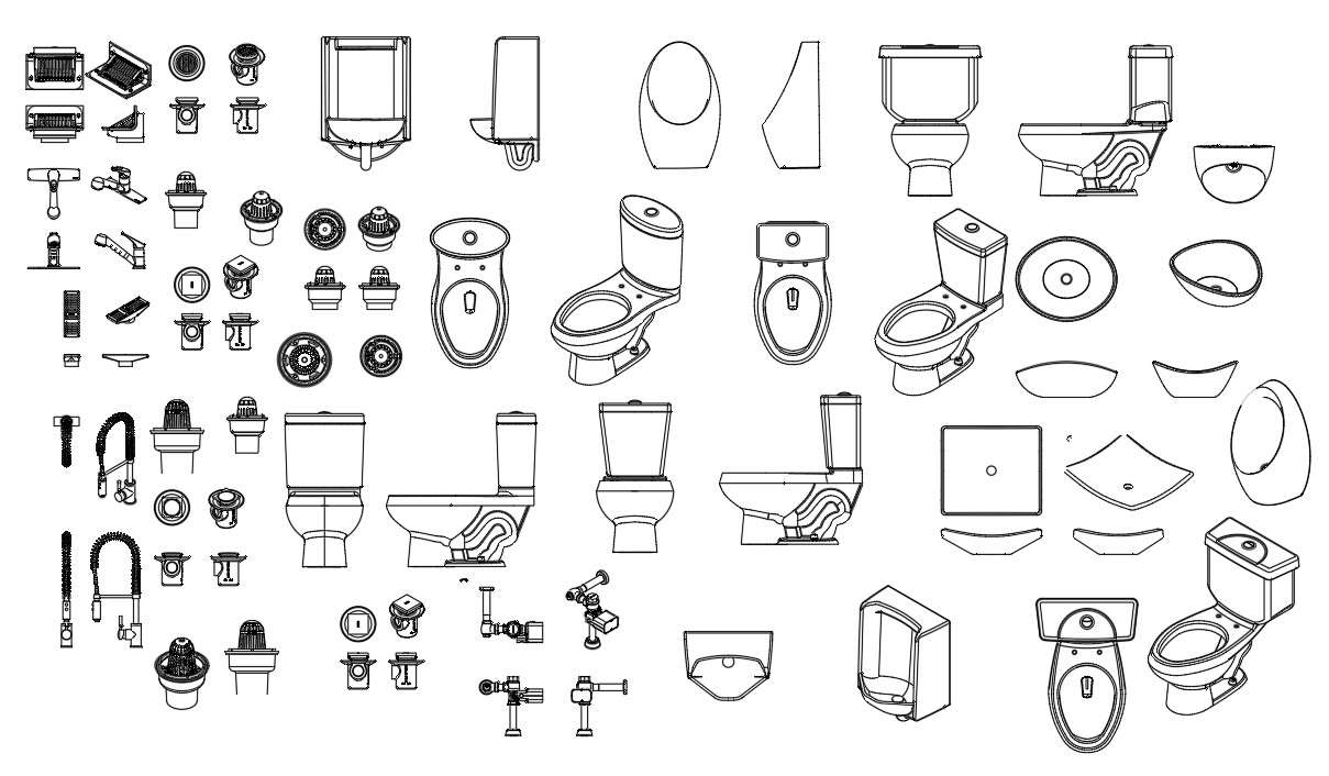 Modern Sanitary Ware Detail