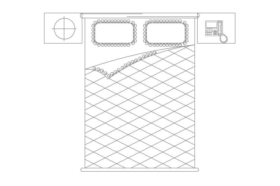 Modern bed details