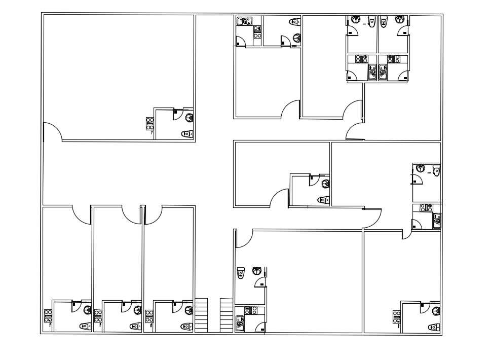 Multi-family Residence Layout Plan