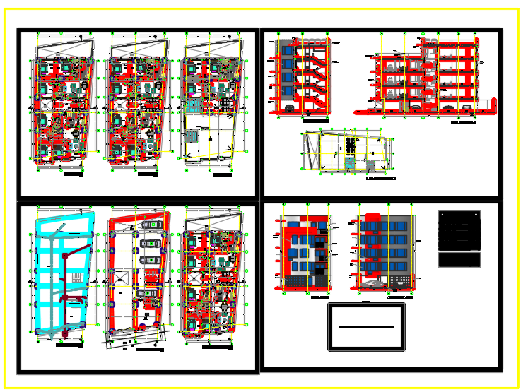 Multi family Residence Plan