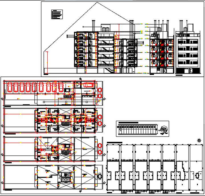 Multi family building dwg.