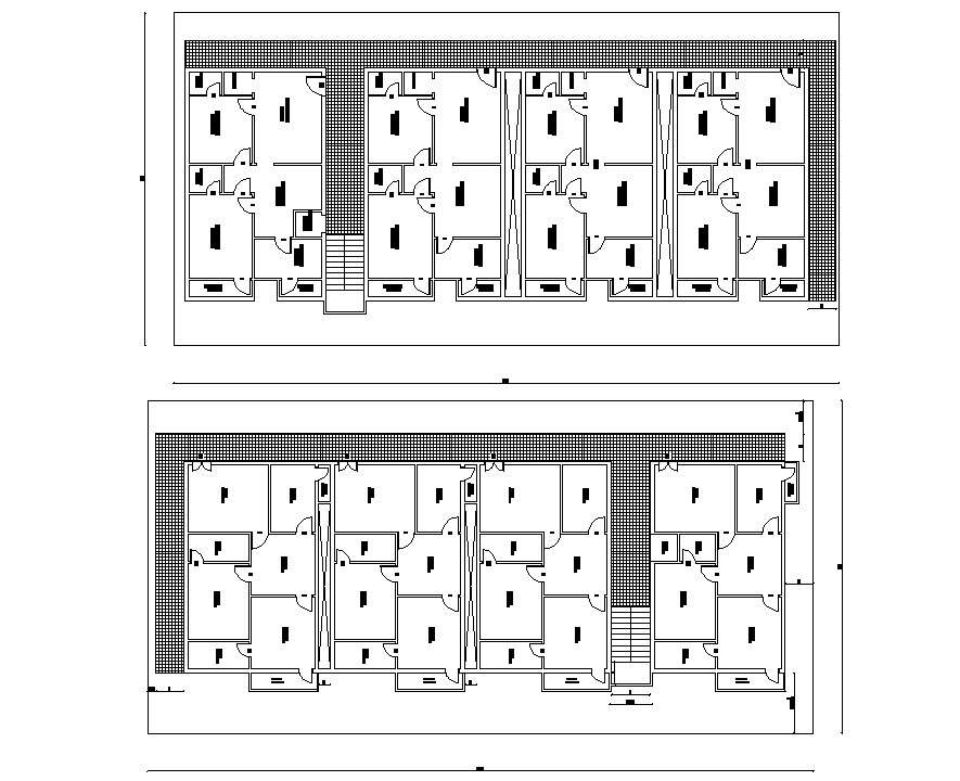 Multi-family home CAD design 