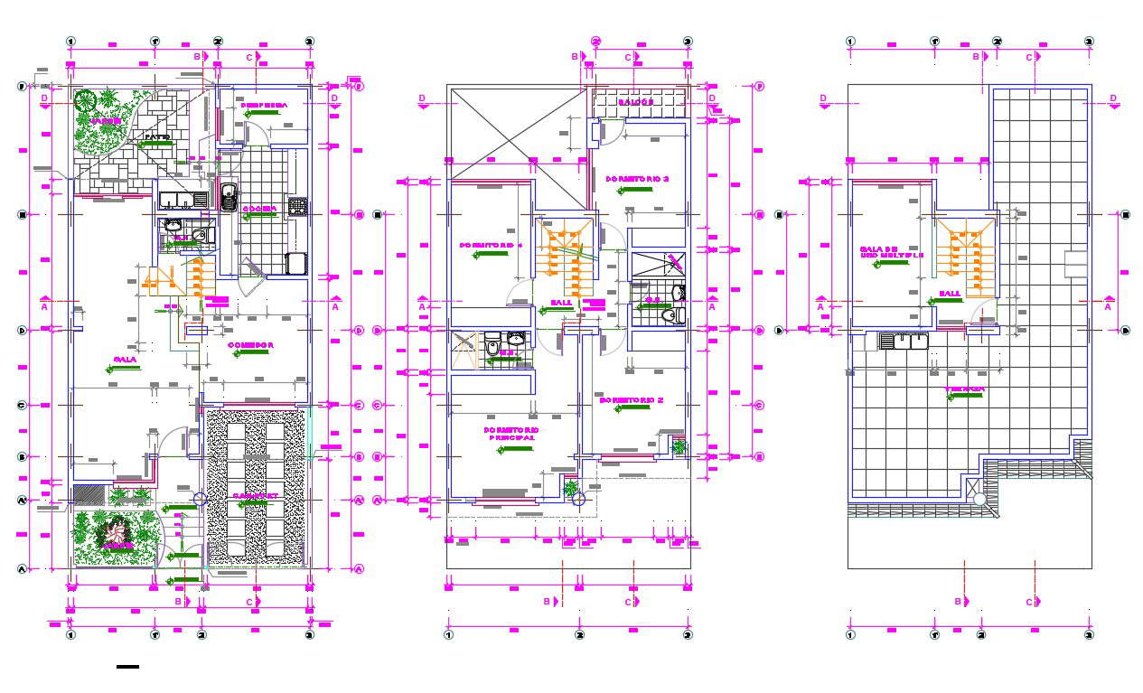 Multi family house plan 