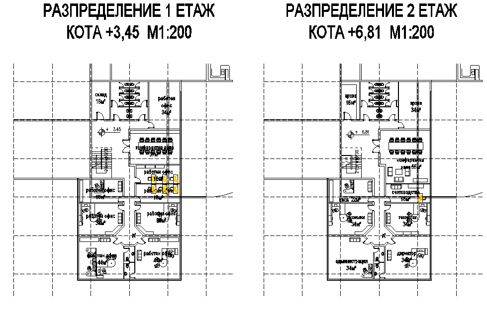 Multi functional factory plan detail
