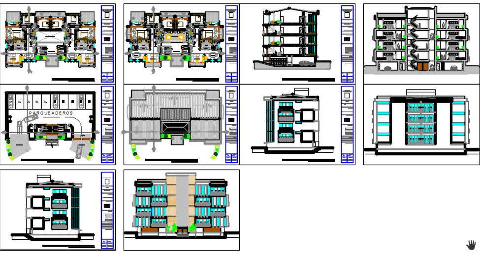 Multiple family building