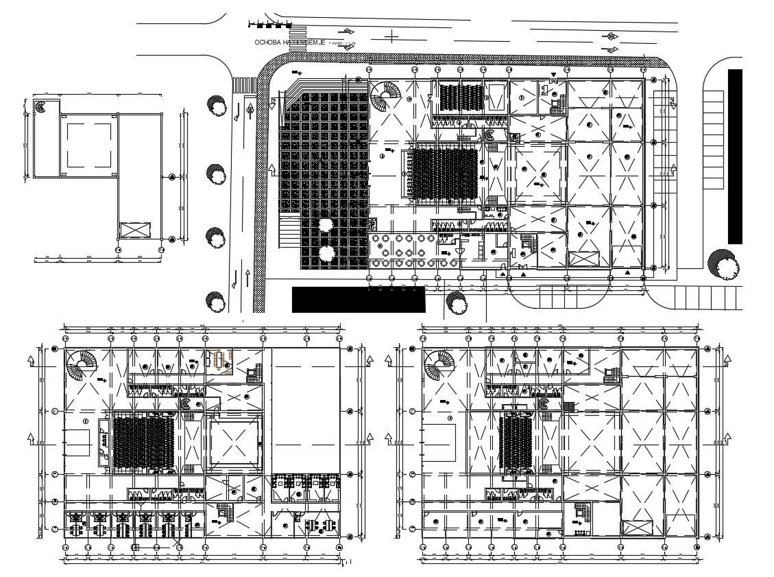 Multiplex Cinema Floor Plan 