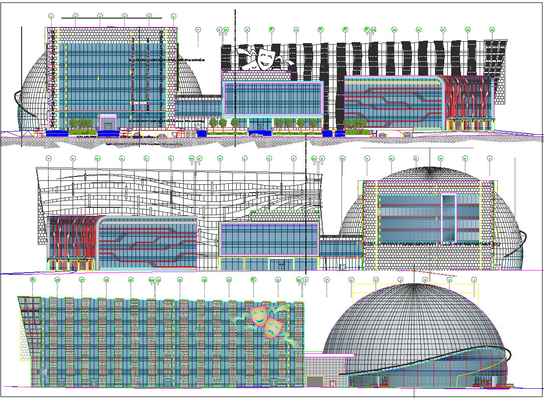 Multiplex and Shopping Center Plan