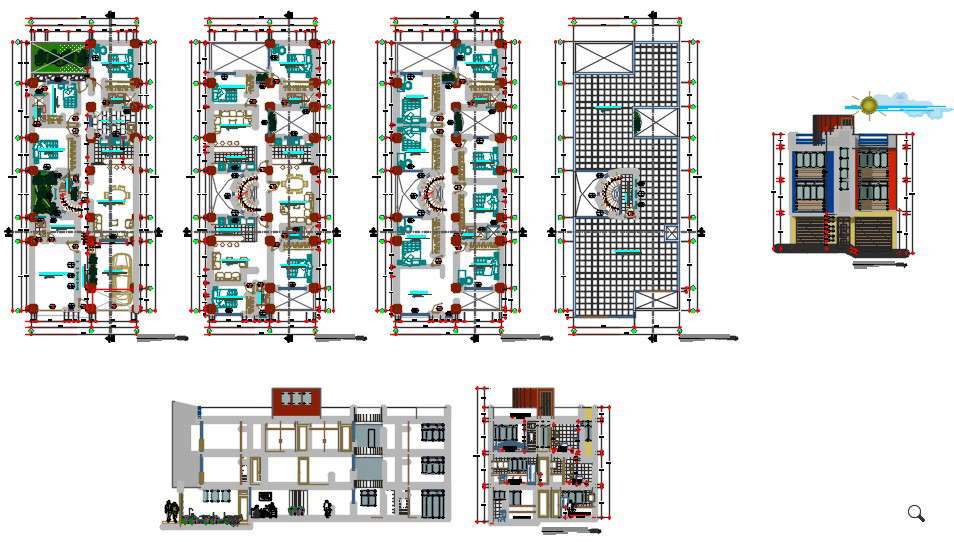 Multipple family housing