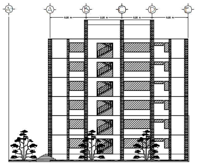 Multi Storey Building Design AutoCAD File