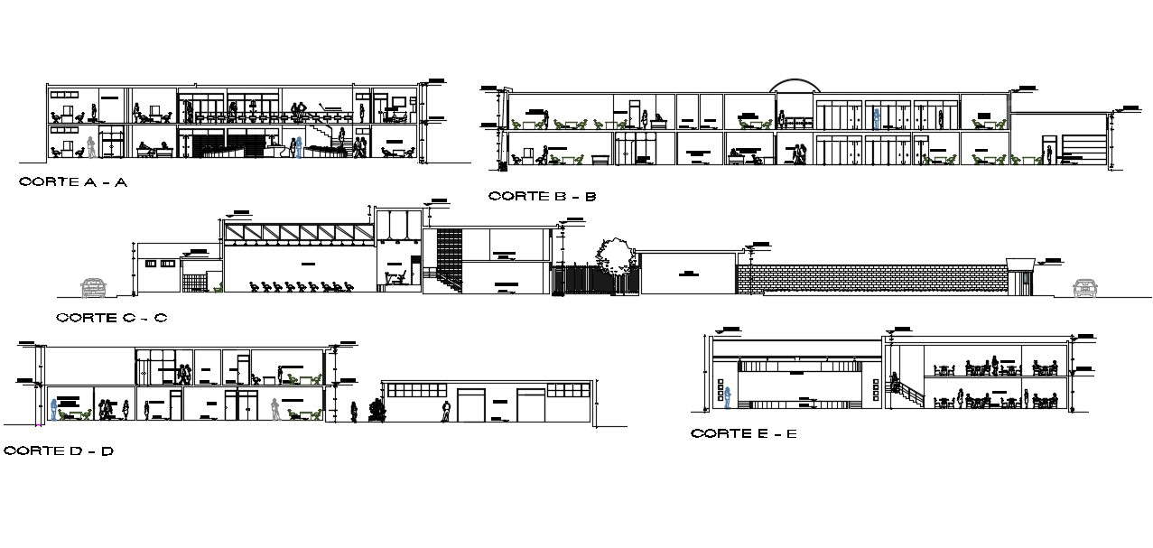 Municipal Office Building Section Plan