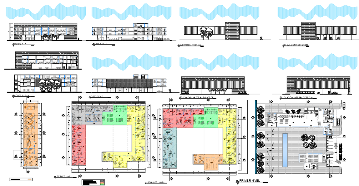 Municipality building drawing