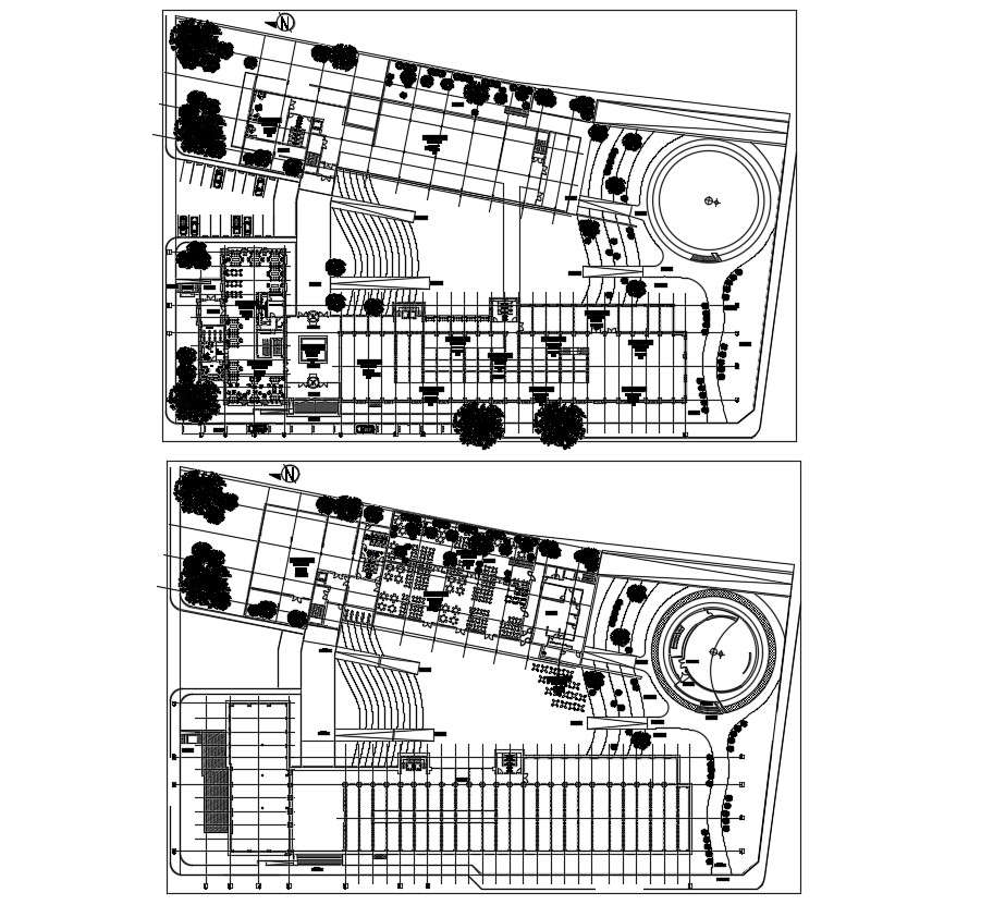 Museum Exhibit Design CAD Plan 