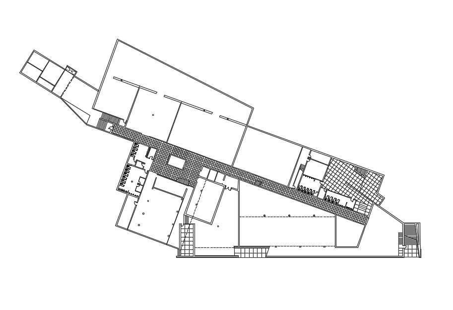 Museum Floor Plan In AutoCAD File