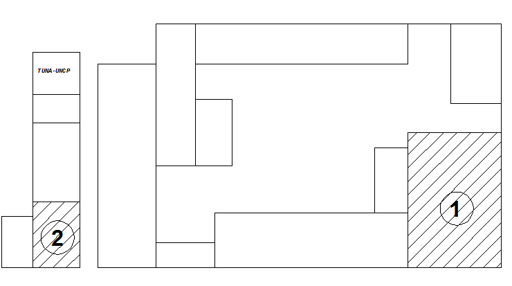 National university center map details dwg file