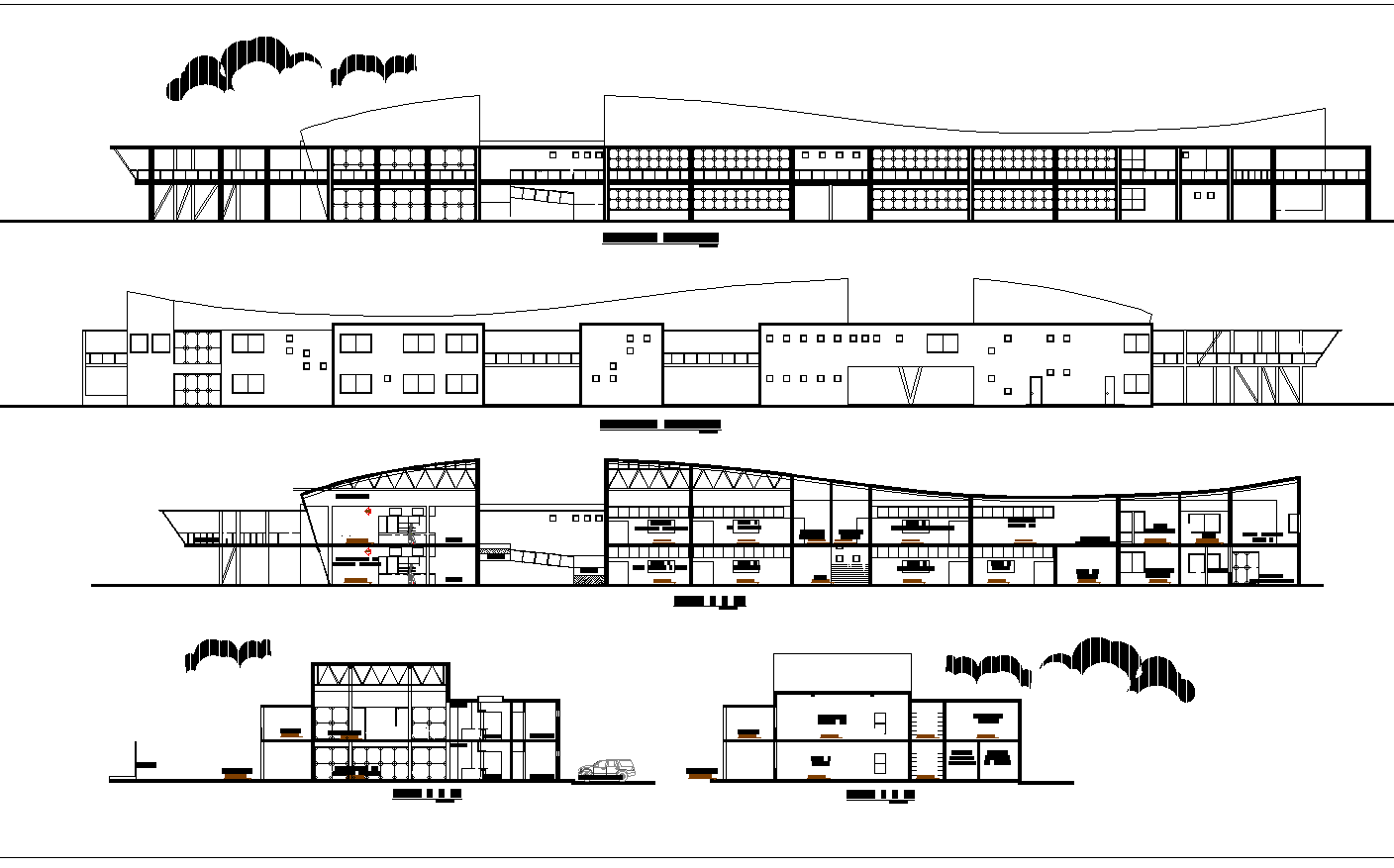 Nautical school plan detail dwg file,