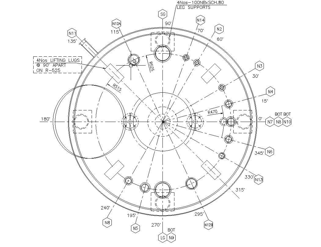 Nozzles Detail DWG Detail for AutoCAD Designs CAD