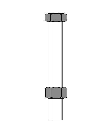 Nut Bolt (AutoCAD File)