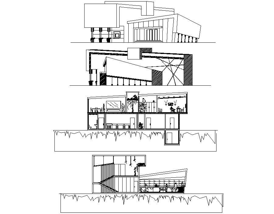 Office Building CAD Drawing