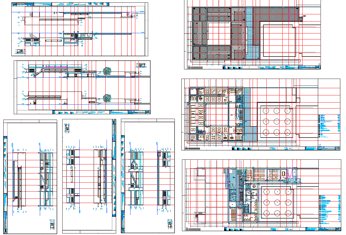 Office Building Layout plan dwg file