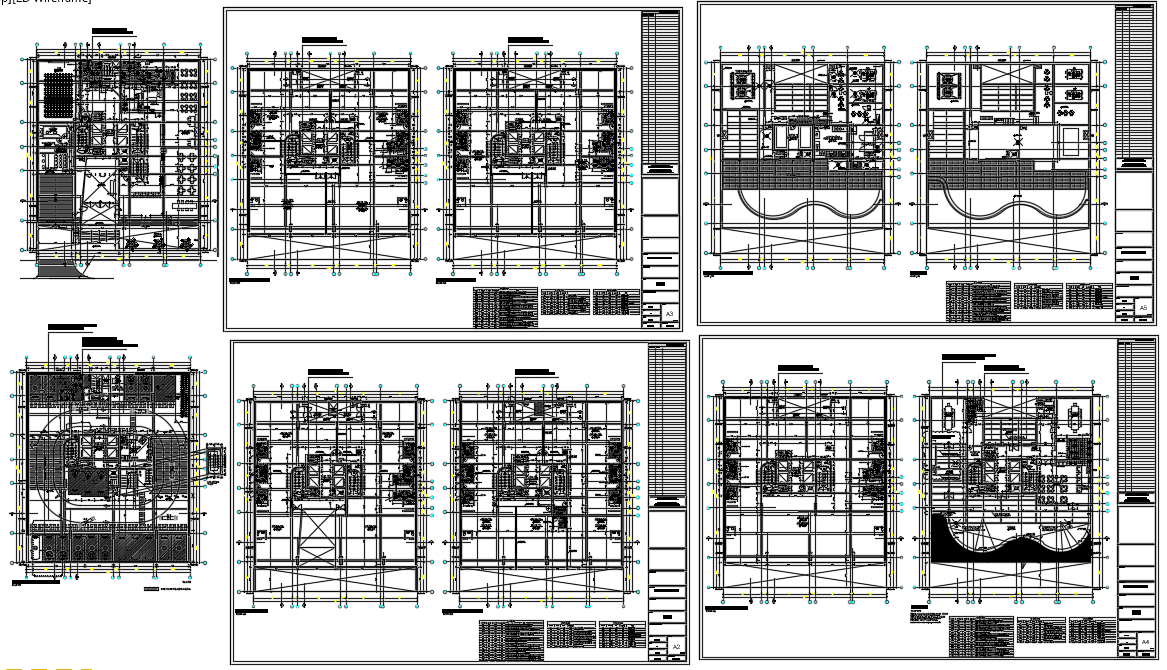 Office Building dwg file