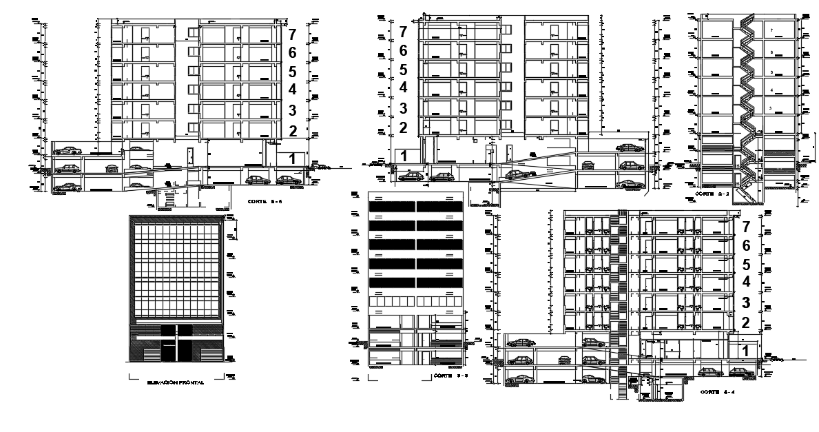 Office Building dwg file