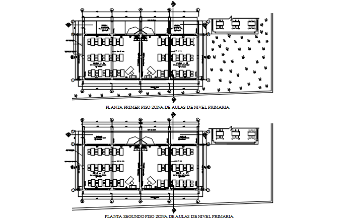 Office Commercial plan detail dwg file