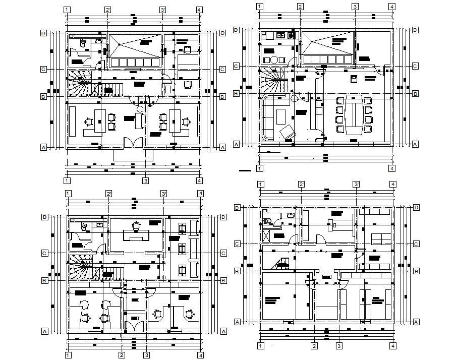 Office Floor Plan DWG Download