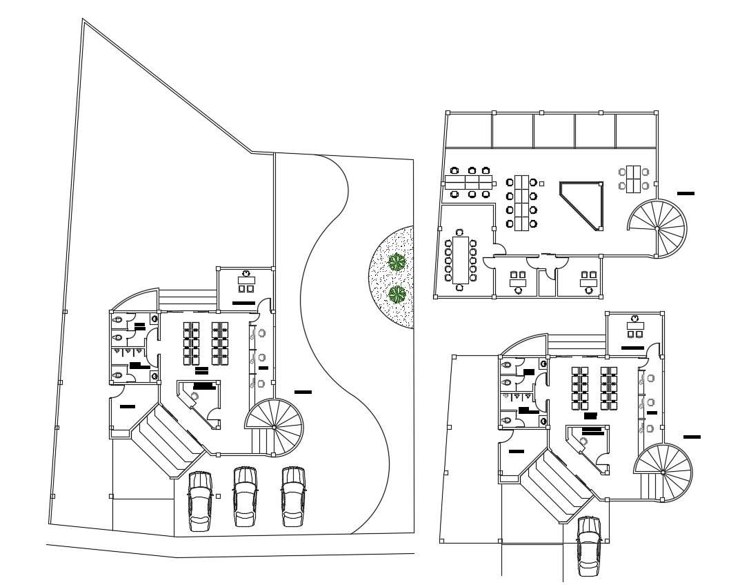 Office Floor Plan Samples CAD File