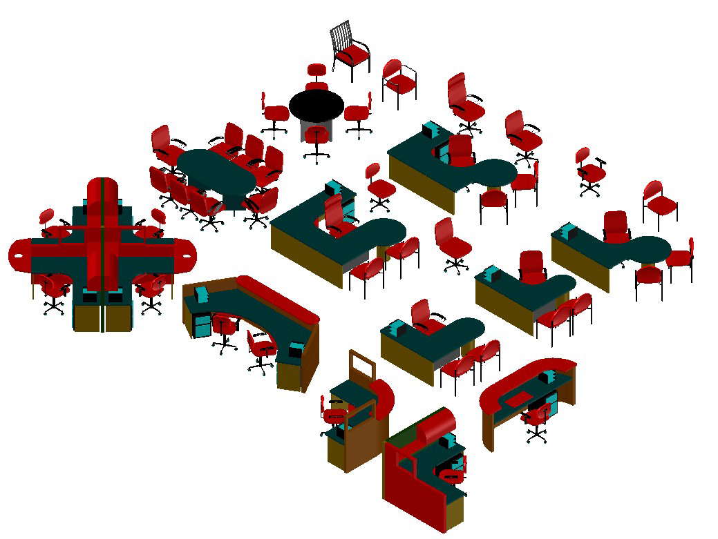 Office Furniture 3d model
