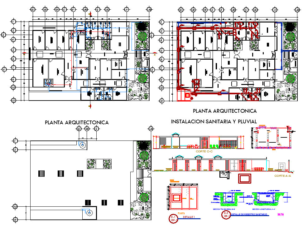 Office Layout plan dwg file