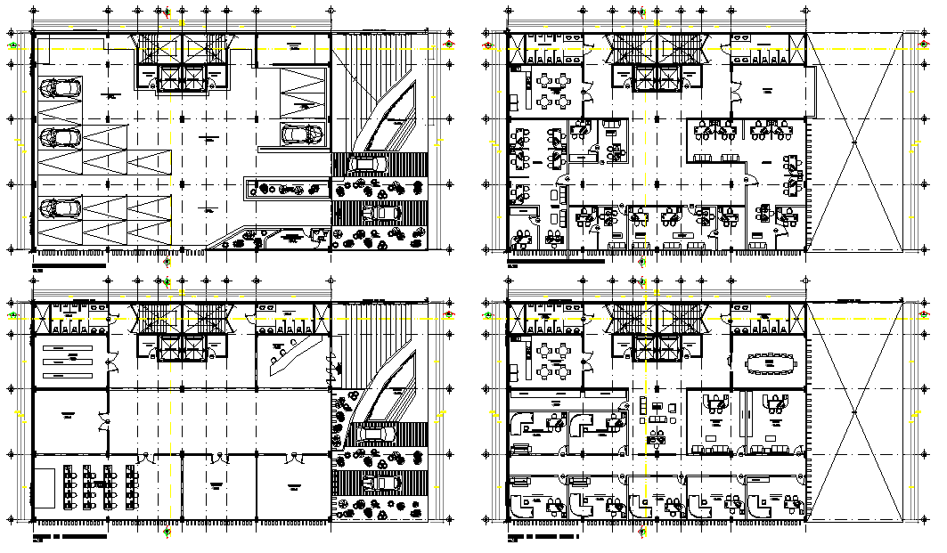 Office building plan detail