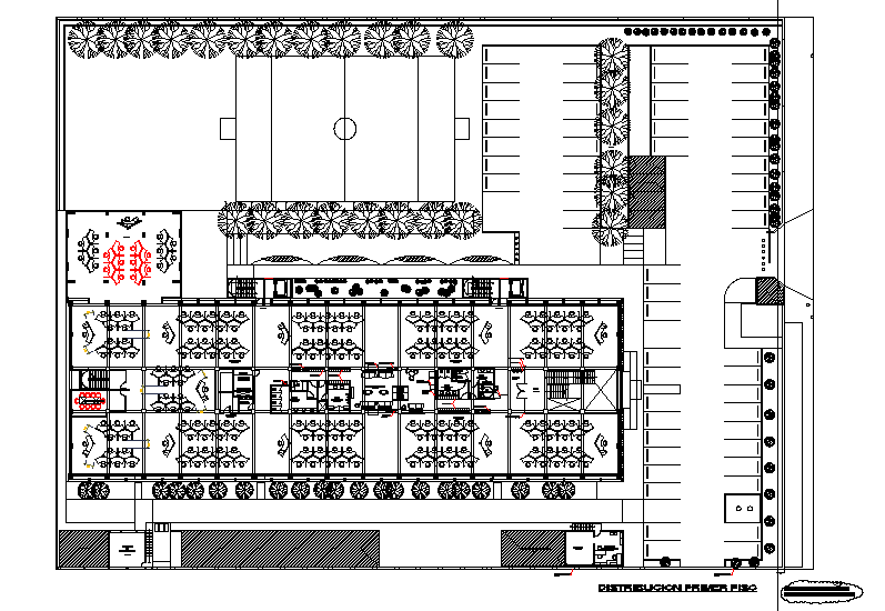Office detail dwg file