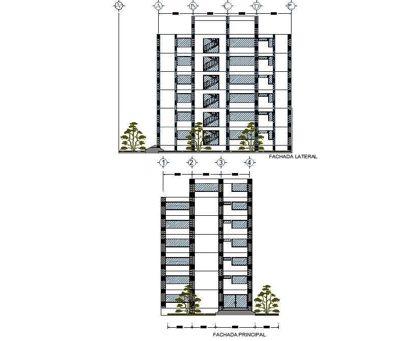 Office elevation detail