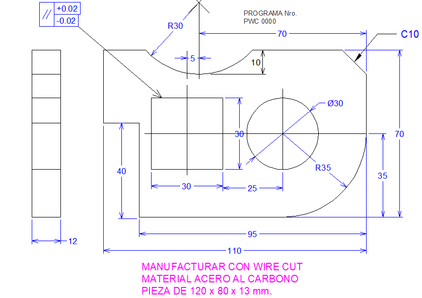 Office plan detail dwg file