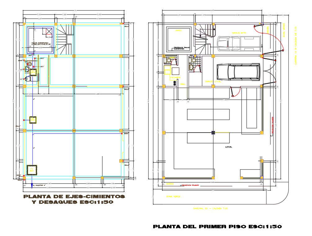 Office Layout Plan With Car Parking Design DWG File