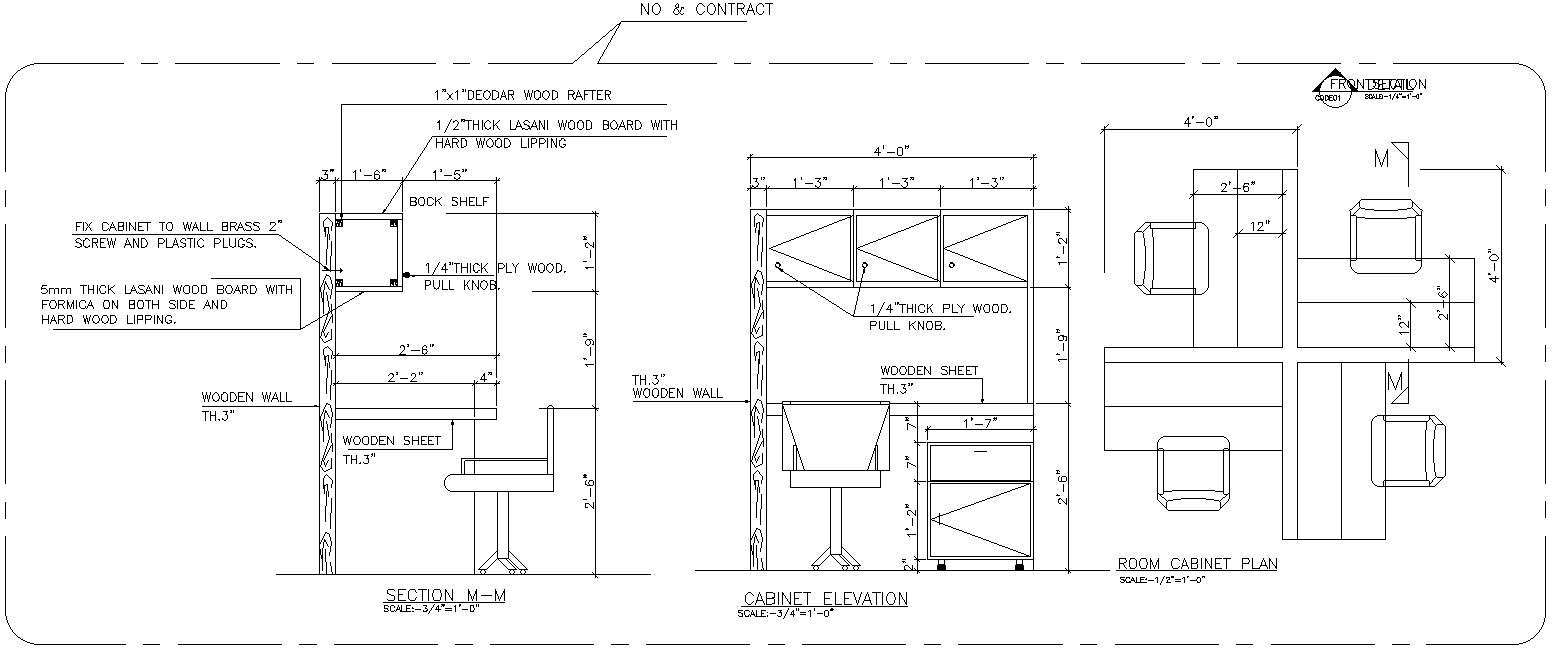 Office workstation design working Drawing in AutoCAD, dwg file.