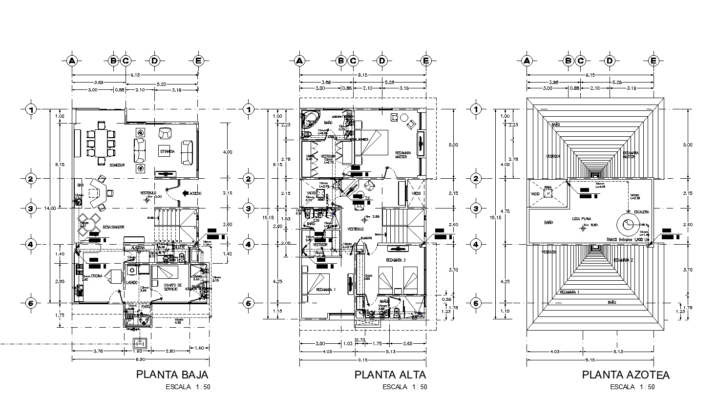 One family house plan. detail dwg file,
