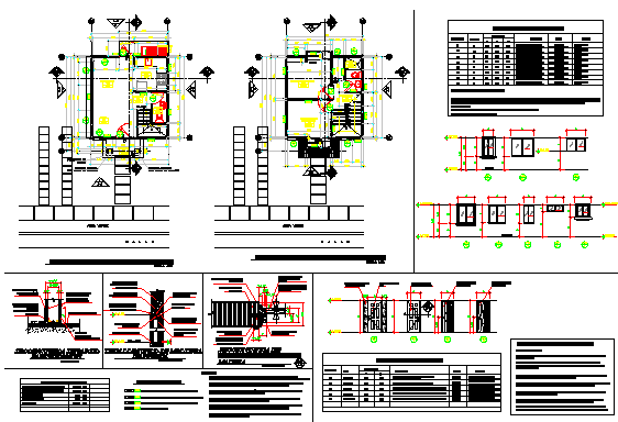 Opening living places design drawing 