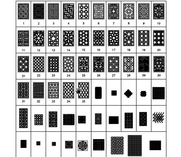 Ornamental patterns