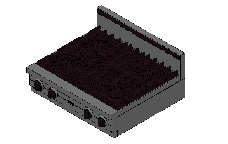 Outdoor small stove 3d