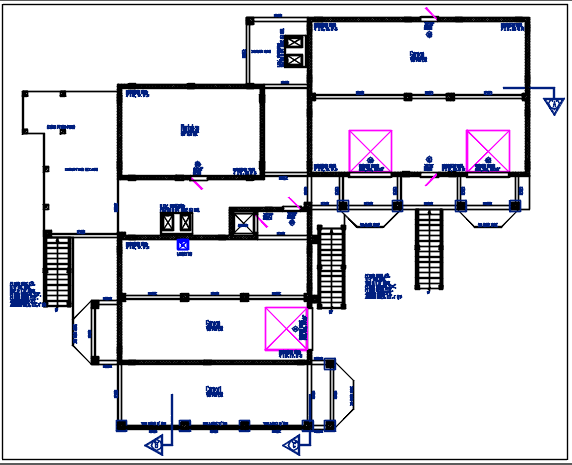 Parking area planning view detail dwg file