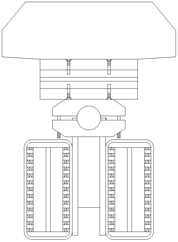 Part of tower with detail AutoCAD drawing