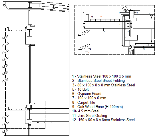 Pat steel system details dwg file